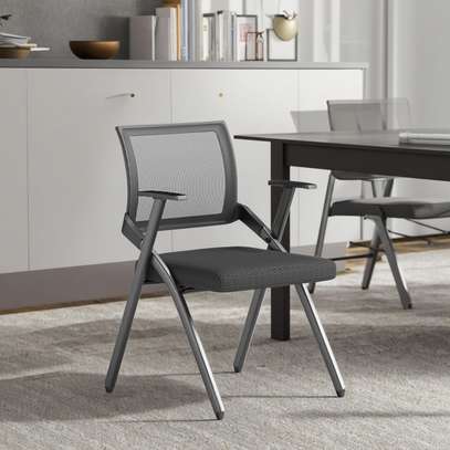 Foldable Seat with Cushion and Writing Pad image 3