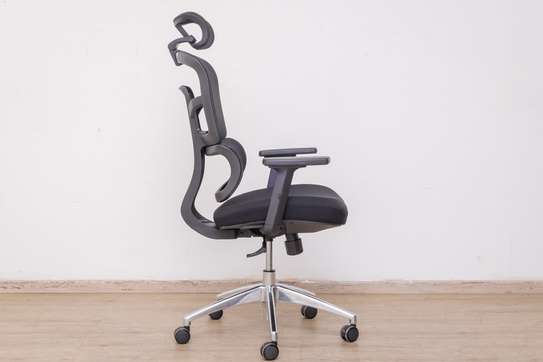 Office Chair: Breathable Mesh Lumbar Support, Work Smart image 2