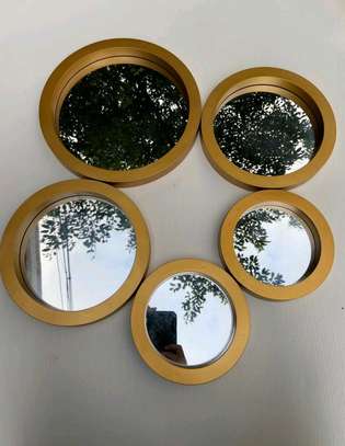 *5 in 1 decor mirrors available in gold, black only image 3