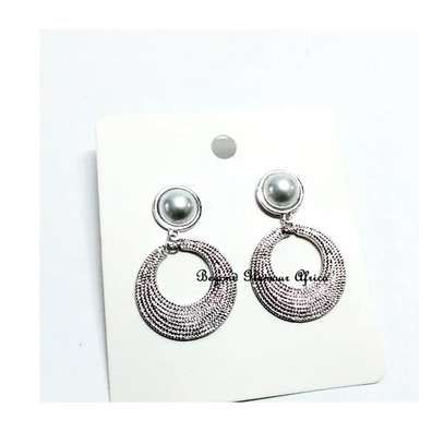 Womens Glitter Silver earrings image 1