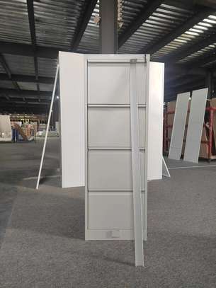 Durable 4-Drawer Steel File Cabinet with Locking Bar image 6