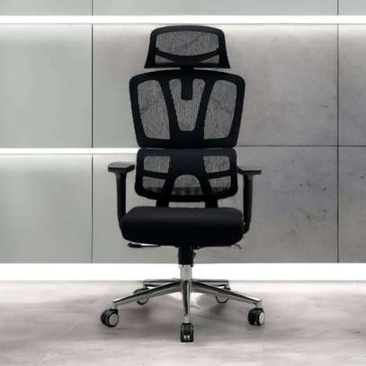 Office Chair; Orthopedic High Back Reclining Office Chair image 1