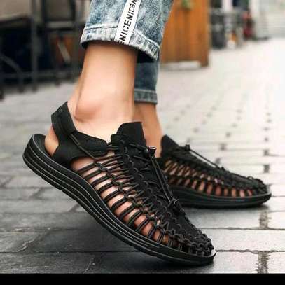 Unisex knitted sandals image 1