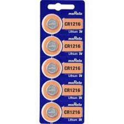 Murata CR1216 30mAh 3v lithium coin cell watch battery image 1