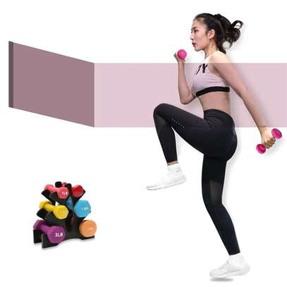 DMAR Dumbbells Rack Bracket Holder For Household For Fitness Home PVC Small Women Men Crossfit Body Building Exercise Equipment image 3