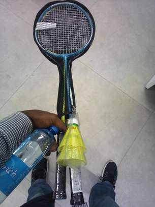 Adult badminton set 2 rackets 2 shuttle corks image 8