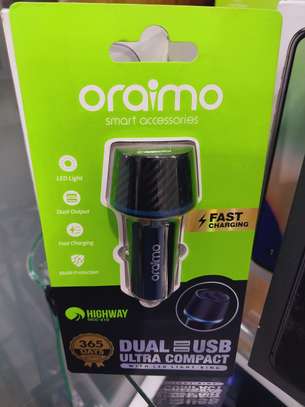 Oraimo Highway Dual USB Fast Charging Car Charger image 1