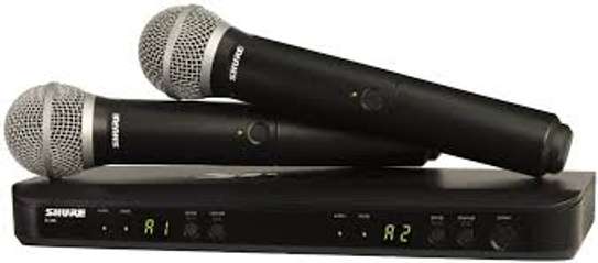 shure twin microphone for hire image 1