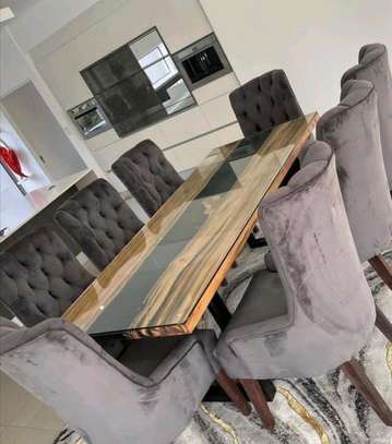 LATEST DINING SET WITH 6 CHAIRS image 1