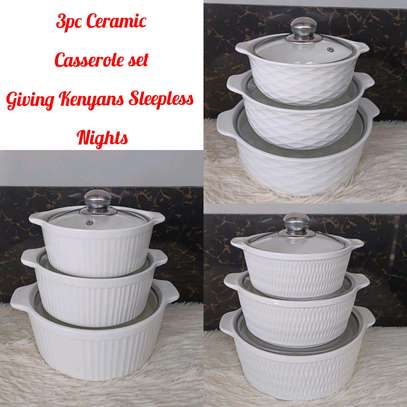 Ceramic serving bowls image 1