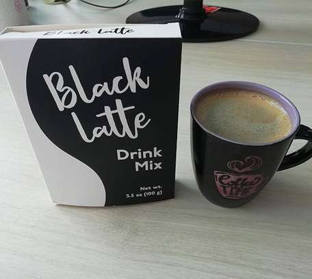 Black Latte Charcoal Coffee For Weight Loss image 1