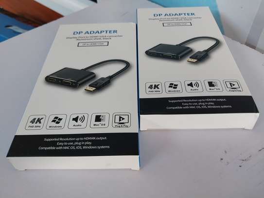 DisplayPort to HDMI VGA Adapter, DP Display Port to VGA HDMI image 3