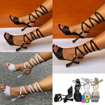 Luxury strappy heels image 1