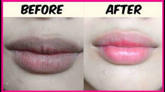 pink lip balm. image 1