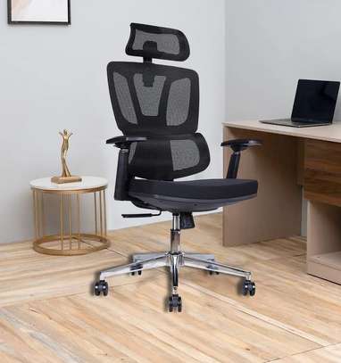 High-Back Executive Leather Office Chair image 1