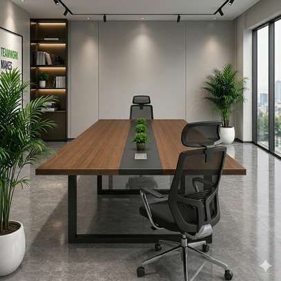 8-Seater Office Boardroom Table image 2