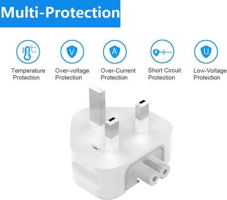 Apple 3 Pin Plug Adapter for MacBook Charger image 4