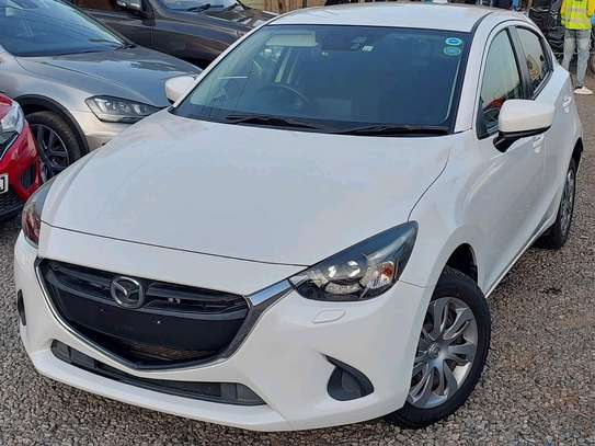 Mazda Demio white color fully loaded 2018 model image 8