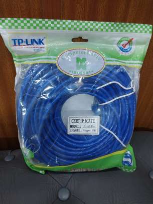 CAT 6 Ethernet Cable Lan Network Internet Patch Cord 15m image 1