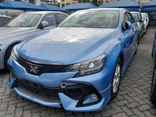 Toyota Mark X premier blue 2017 image 6