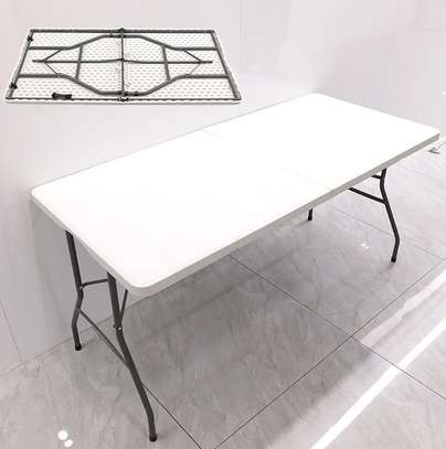 Affordable 180cm Plastic Folding Table –Rectangle Design image 4