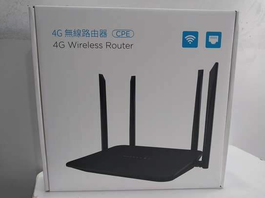 4G LTE CPE Wireless Router with SIM Card Slot 300Mbps Signal image 1