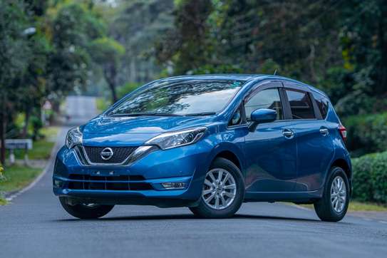 NISSAN NOTE, PURE-DRIVE,  2019 MODEL, BLUE, ALLOYS image 3