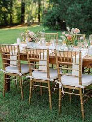 Chiavari chairs and tables for hire image 6
