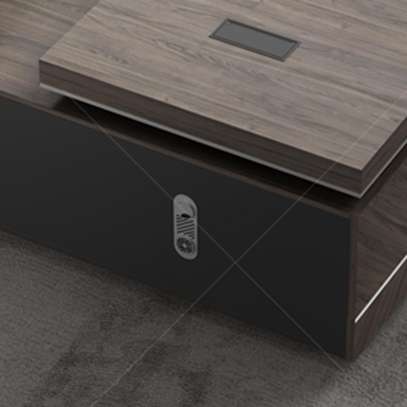 Office Desk:  240cm Integrated Layout Executive Office Desk image 2