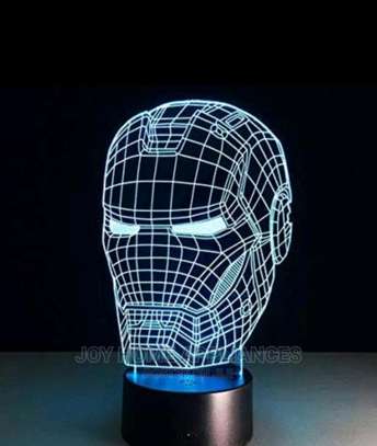 3D acrylic iron man light image 3