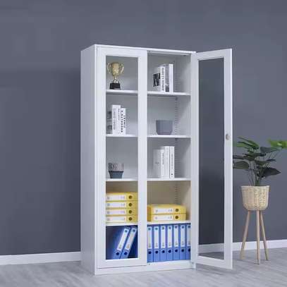 Glass Door Office Cabinet image 10