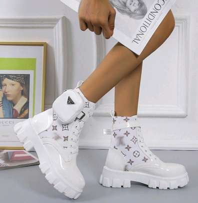 *Quality Latest Fashion Ladies Designer Prada Louis Vuitton Leather Boots* image 1