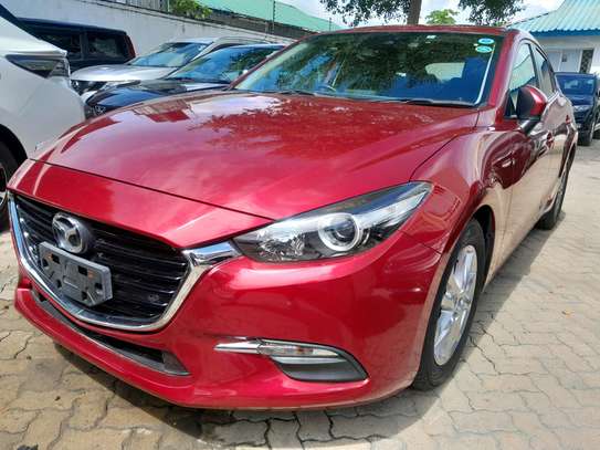 Mazda Axela hatchback red 2016 petrol image 2