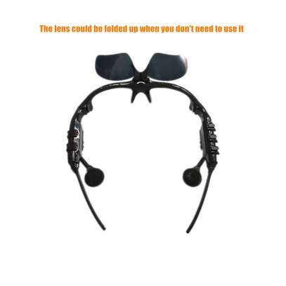 Headset Driving FBI Sunglasses/mp3 Riding Eyes Glasses image 2