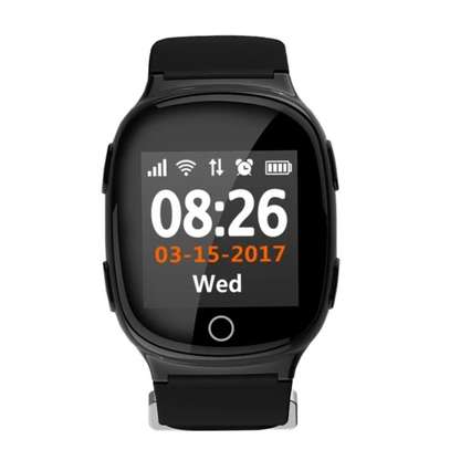 D100 Elderly Smart Watch alarm GPS LBS WIFI Tracker image 2