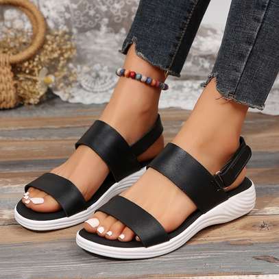 Strapped leather sandals image 3