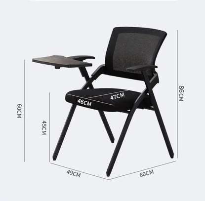 Ergonomic Mesh Chairs with Writing Board image 1