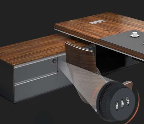 Office Desk : 2 Meter Executive Managerial Office Desk image 4