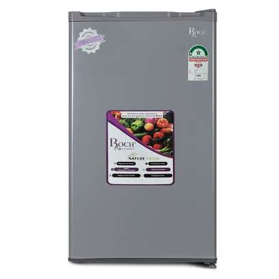 Roch Single Door Refrigerator - 90 Litres - Silver image 1