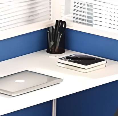 Office Desk:  One-Seater Modern Workstation image 3