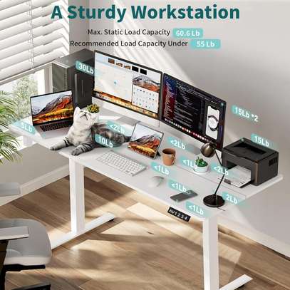 Office Desk : 1400mm  Electric Height Lift Office Desk image 5