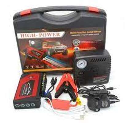 High Power Combined Portable Car Jump Starter Kit image 1