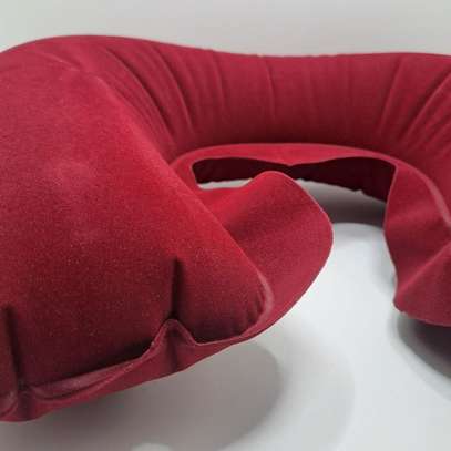 Inflatable U-Shape Travel Neck Pillow Air Cushion Head Rest image 5