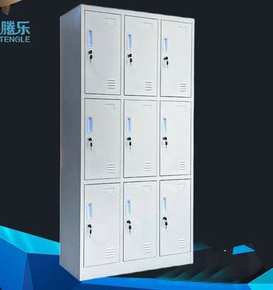 OFFICE CABINET:  Nine Locker Best Office Cabinet image 6