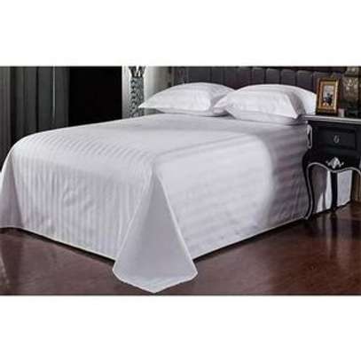 Cotton Stripped Bedsheets (2 Bed Sheets, 2 Pillow Cases) image 3