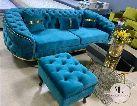 3 seater chesterfield sofa design image 1