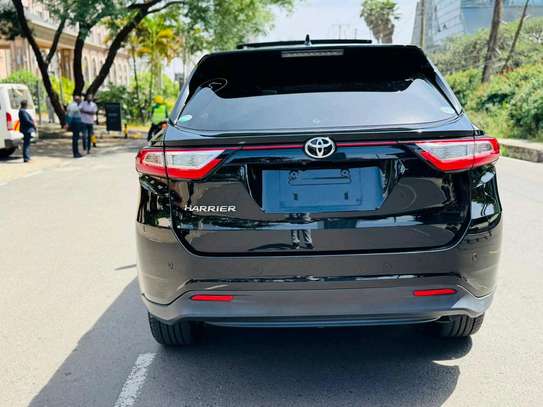 Toyota Harrier hybrid 2000cc petrol 2018 model black color image 7