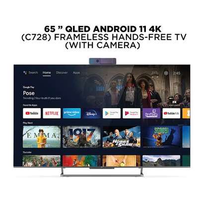 65 INCH TCL 65C728 QLED UHD 4K ANDROID TV image 1
