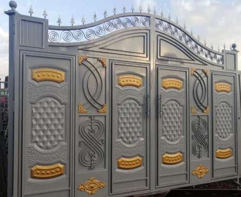 Super strong modern steel security gates image 4