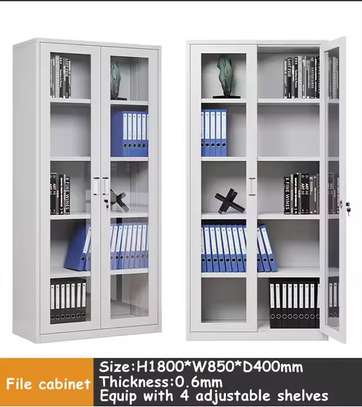 Full Glass Filing Cabinet image 2